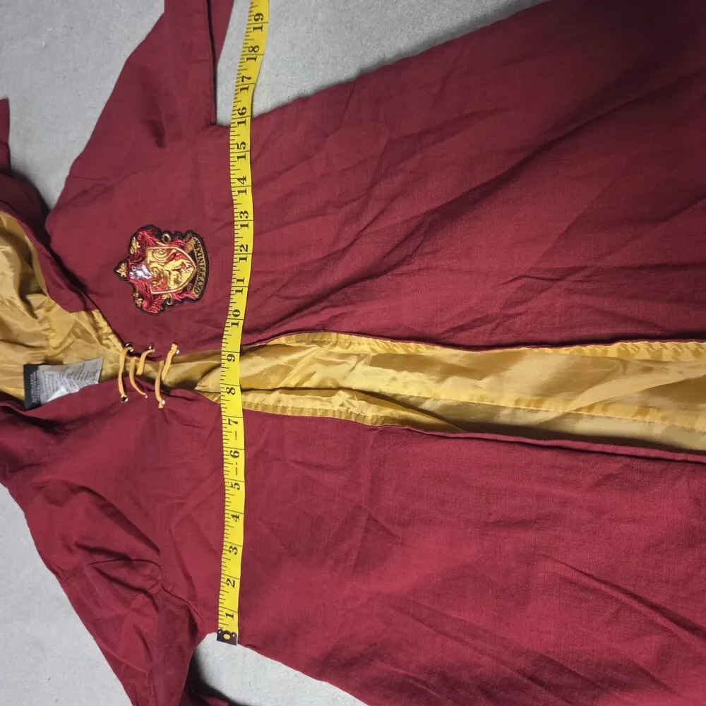 Gryffindor Deluxe Quidditch Robe Harry Potter Red Kids One Size Burgundy Costume